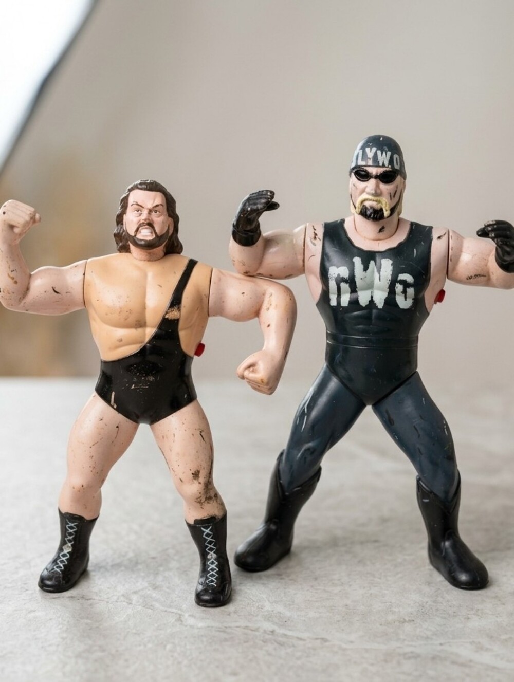 [[Toys]] nWo & The Giant Vintage Wrestling Figures - Black and Flesh Tones